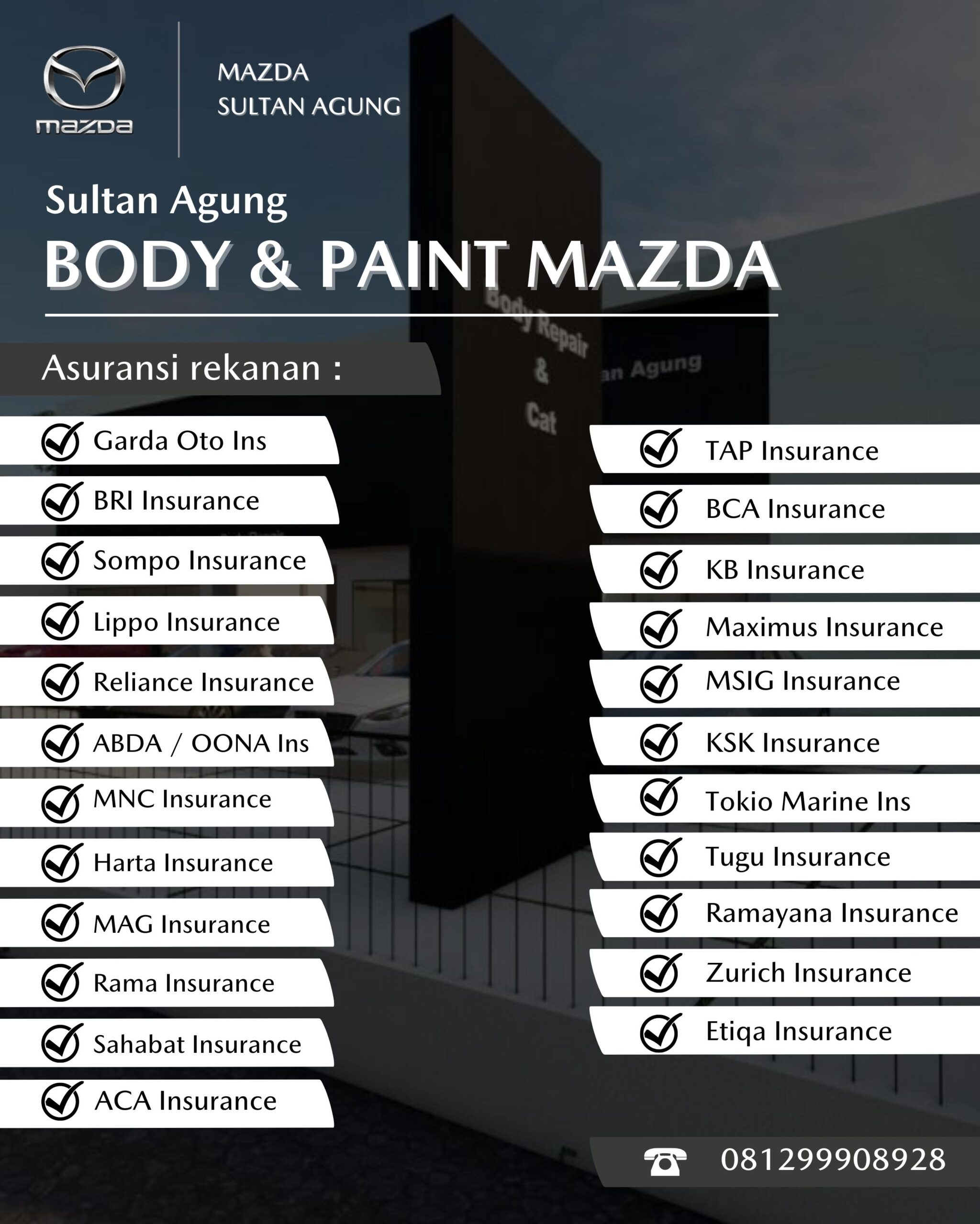 asuransi mazda mazda body & paint